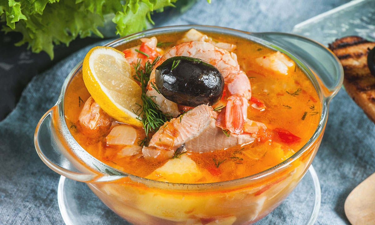 sopa bullabesa de francia