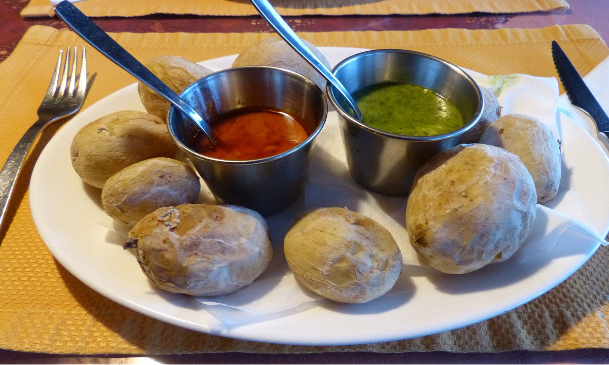 papas arrugadas producto de canarias