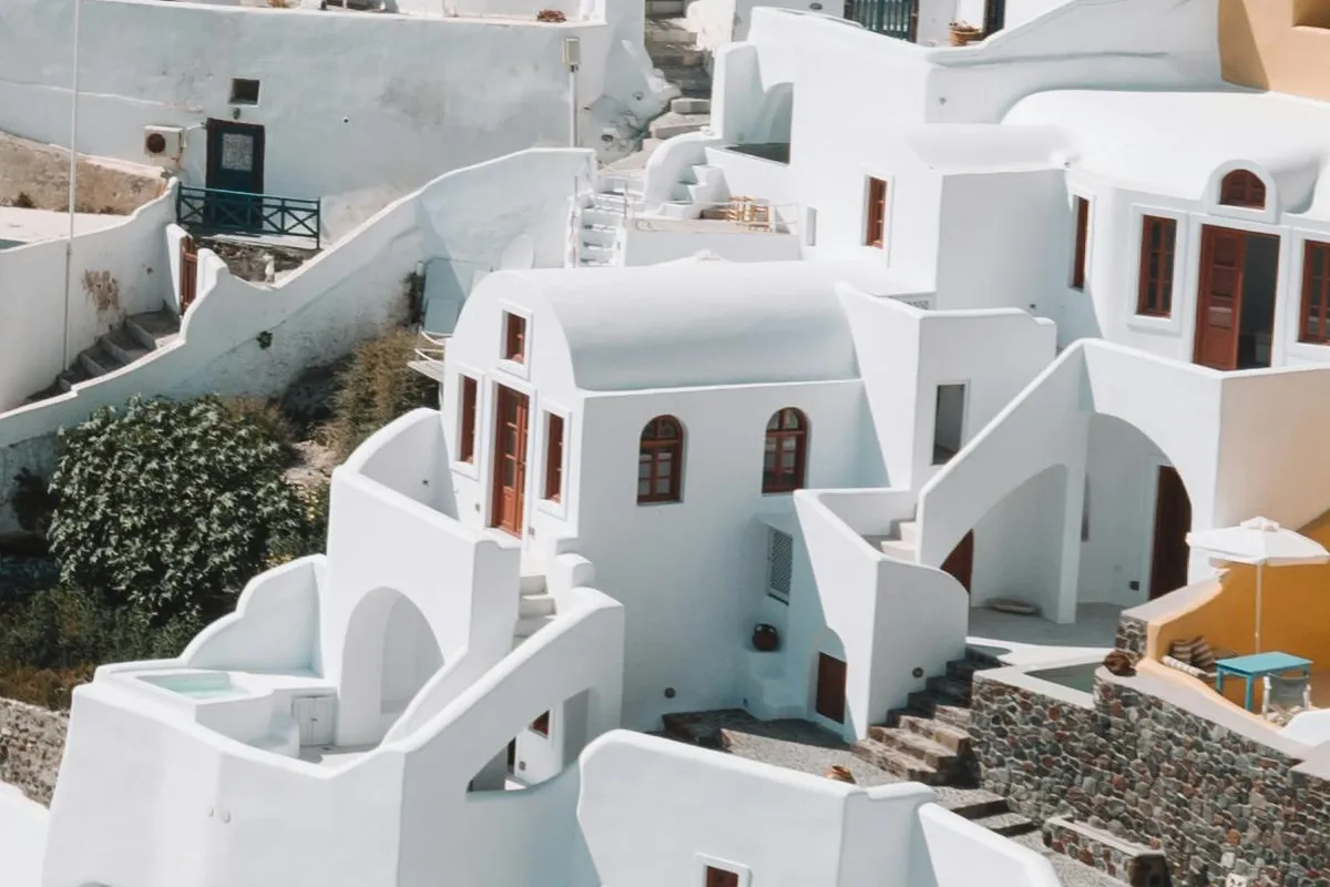 casas blancas tipicas grecia